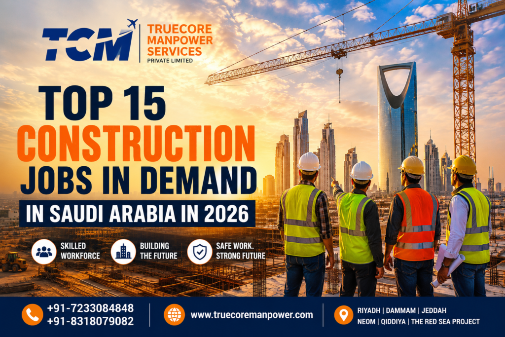 Top 15 Construction Jobs in Demand in Saudi Arabia in 2026