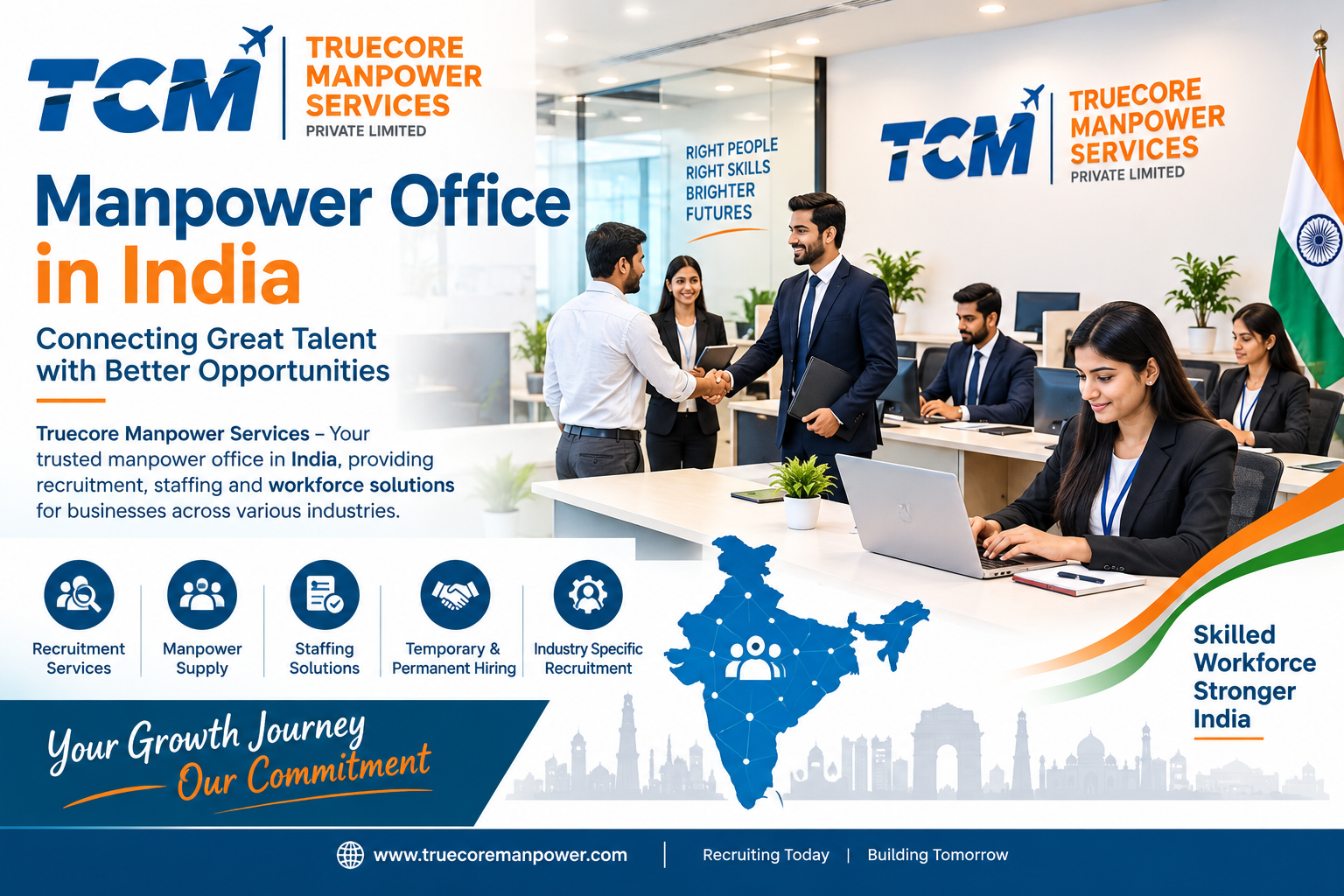 Manpower Office in India by Truecore Manpower Services